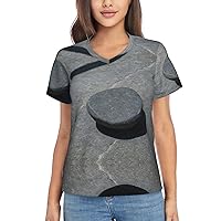 Zen Stone Women's T-Shirts Collection,Classic V-Neck, Flowy Tops and Blouses, Short Sleeve Summer Shirts,Most Women