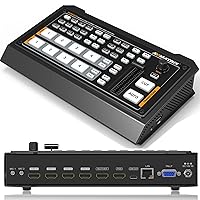 AVMATRIX HVS0402U 4CH HDMI Inputs Multi Format Video Switcher to USB Output for Real Time Live Streaming Tel-Medical Tel-Conference Tel-Education YouTube Twitter