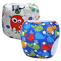 Storeofbaby Reusable Baby Swim Diapers Swimming Pants for Newborn Toddlers 0-3 Years