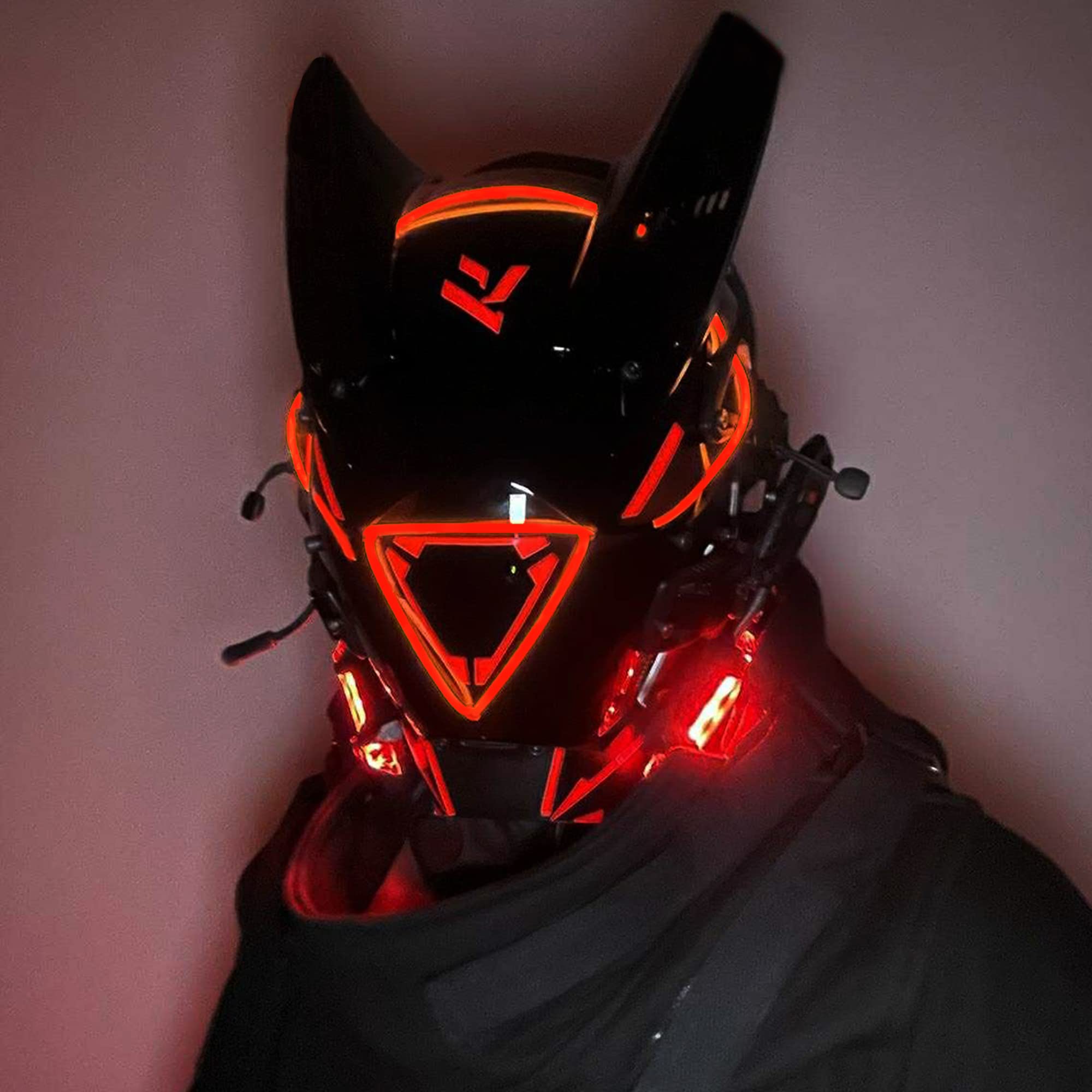 Mua Pdling Cyberpunk Gothic Helmet Masktechwear Mask Halloween Cosplay Costume Technology 8074