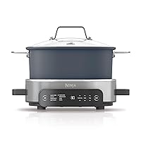 MC1101 Foodi Everyday Possible Cooker Pro, 8-in-1 Versatility, 6.5 QT, One-Pot Cooking, Replaces 10 Cooking Tools, Faster Cooking, Family-Sized Capacity, Adjustable Temp Control, Midnight Blue