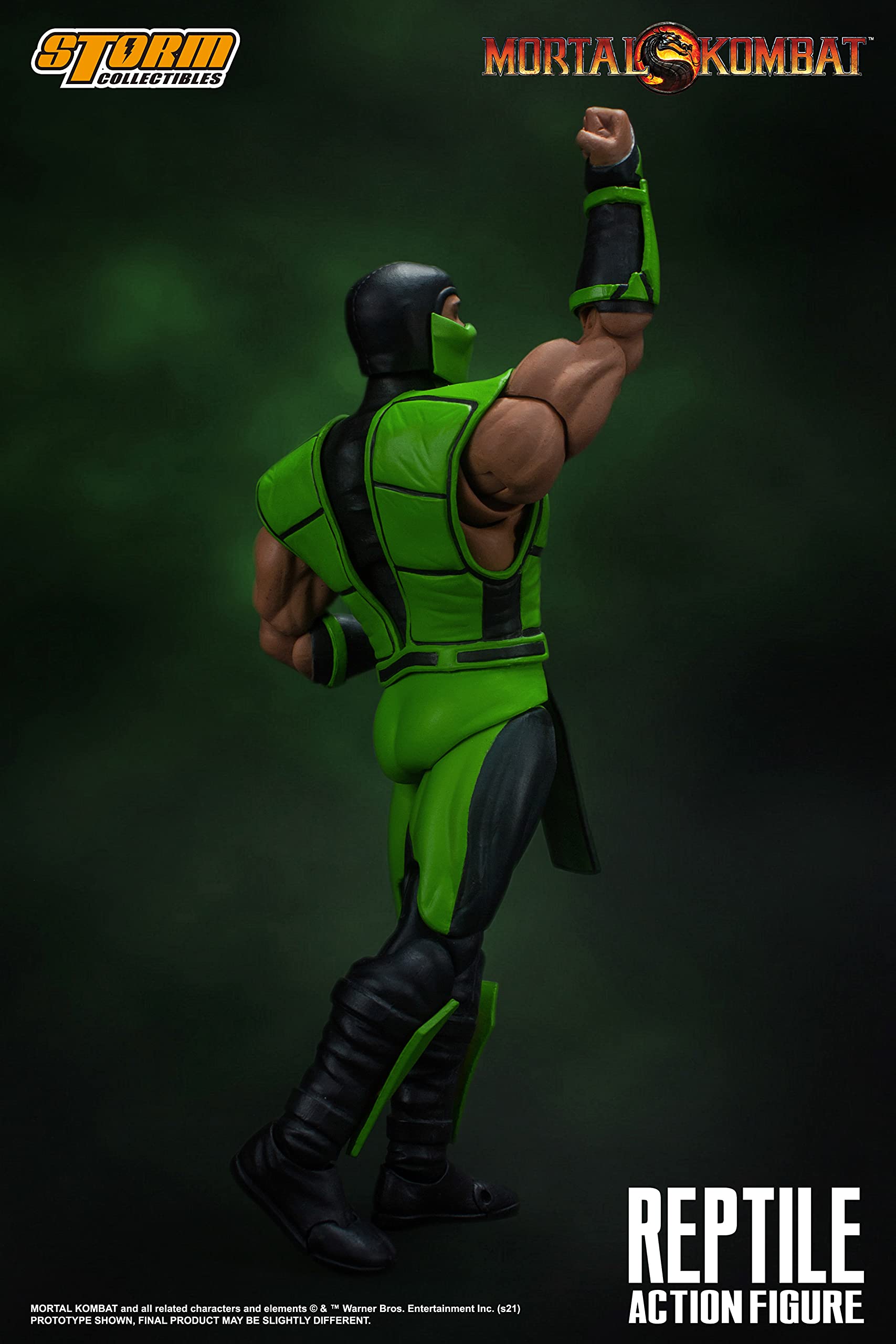 Storm Collectibles - Mortal Kombat - Reptile, Storm Collectibles 1/12 Action Figure , Green