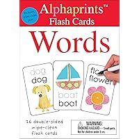 Alphaprints: Wipe Clean Flash Cards Words (Wipe Clean Activity Flash Cards) Alphaprints: Wipe Clean Flash Cards Words (Wipe Clean Activity Flash Cards) Board book