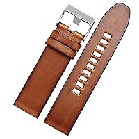 Genuine leather watchband For diesel watch belt DZ4476/4482 DZ7408 7406 4318 strap 22 24 26 28mm Large size Men Wrist Watch Band