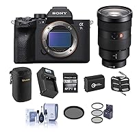 Sony Alpha a7S III Mirrorless Digital Camera - Bundle with FE 24-70mm f/2.8 GM Lens, 128GB SD Card, 82mm Filter Kit, 82mm VND Filter, Lens Pouch, Extra Battery, Charger, SD Card Case, Cleaning Kit