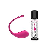 LOVENSE Lush G Spot Vibrator for Women+LOVENSE Sex Personal Water-Based Lube Moisturizer for Men, Women and Couples