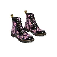 Dr. Martens Kid's Collection 1460 (Big Kid) - Boots for Kids - Leather Upper - Textile Lining and EVA Footbed