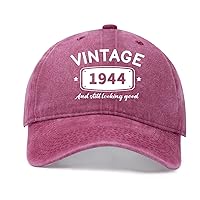 80th Birthday Gifts for Women Men, 80 Year Old Birthday Gift Hat for Husband Wife Him Her Mom Dad