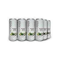 Ginger Beer with Lime by TrueRoots Brewing Company, Made with REAL non-gmo Ginger & Lime Juice, All-Natural with No Preservatives, 12 Fl Oz (Pack of 12) (Zero Sugar 