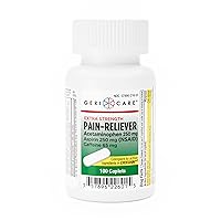 GeriCare Extra Strength Acetaminophen - Non Aspirin (Aspirin/Caffeine/Acetaminophen, 100 Count (Pack of 1))