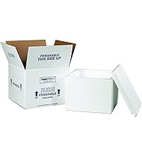 Small Business Packaging, Shipping Box 9 1/2 x 9 1/2 x 7, 1 Bulk | Cardboard, Gift, Storage, Large, Double Wall Corrugated Boxes, 9 1/2x9 1/2x7