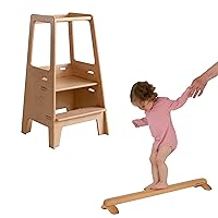 Toddler Learning Tower &Balance Beam for Toddlers