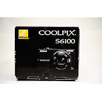 Nikon COOLPIX S6100 16 MP Digital Camera with 7x NIKKOR Wide-Angle Optical Zoom Lens and 3-Inch Touch-Panel LCD (Black)