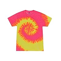 Tie-Dye T-Shirts, Natural Designs, 100% Pre-Shrunk Cotton, Adult Sizes, Short Sleeve