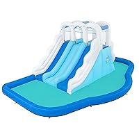 Bestway H2OGO! Tidal Trifecta Kids Inflatable Water Park | Inflatable Triple Slide and Splash Pool | Great for Kids Ages 5 and Up