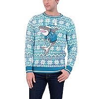 Holiday Hype Men's Ugly Christmas Sweater Holiday Pullover Traditional Fun