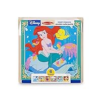 Melissa & Doug Disney Princess Wooden Cube Puzzle With Storage Tray - 6 Puzzles in 1