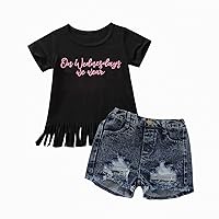Baby Boy Clothes,1-4 Years Toddler Kids Baby Girls Outfits Lolly T-shirt Tops+Short Pants Clothes Set