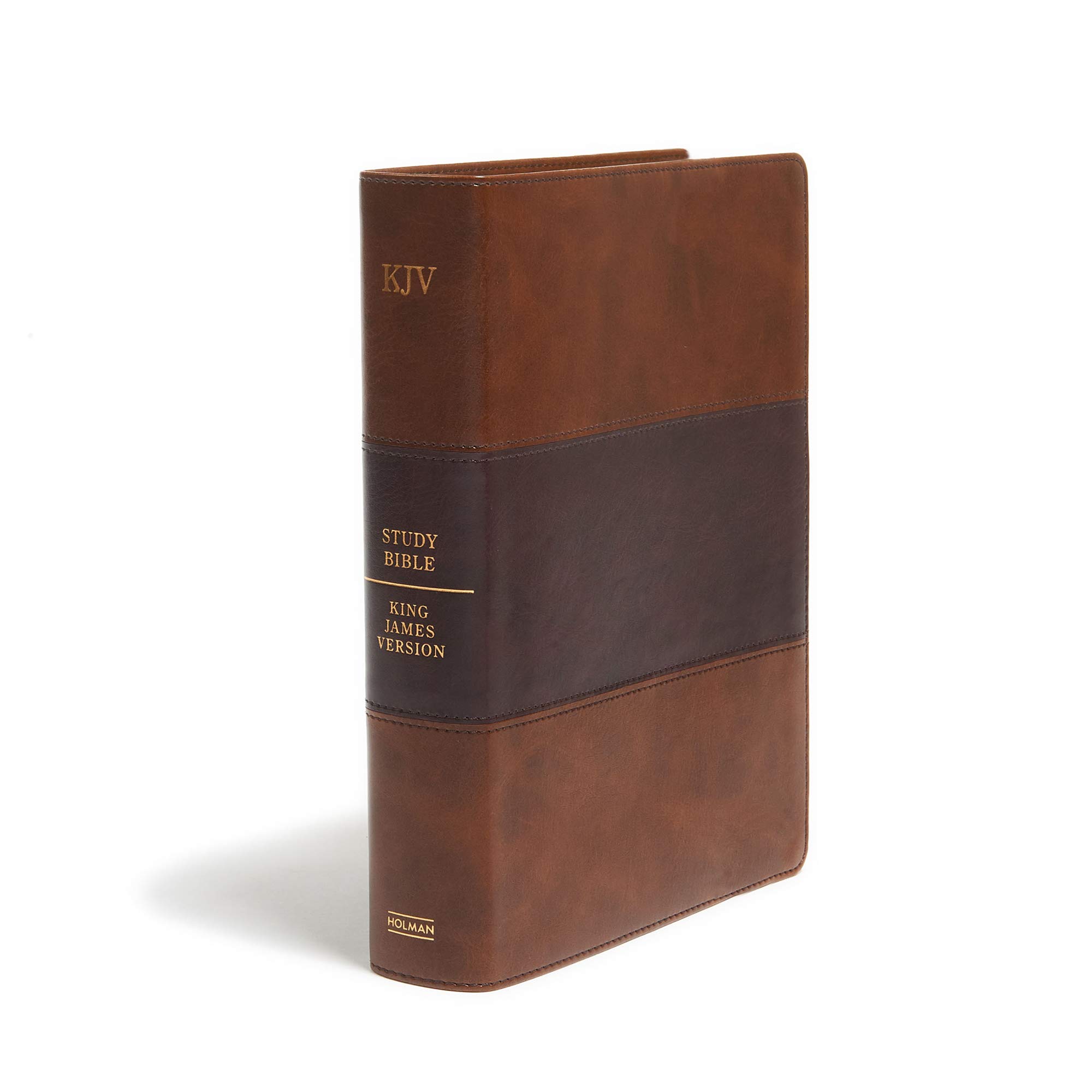 KJV Study Bible, Full-Color, Saddle Brown LeatherTouch, Red Letter, Pure Cambridge Text, Study Notes and Commentary, Illustrated, Articles, Word Studies, Outlines, Timelines, Easy-to-Read MCM Type