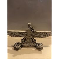 Farvahar foruhar zartosht Statue Hand Made ahura Mazda Nice Gift, Ivory, 5” x 3”