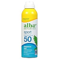 Sport Sunscreen Spray for Face and Body, SPF 50, 5 fl oz Bottle