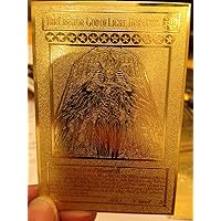 Yugioh The Creator God of Light, Horakhty Custom Golden Metal Card English New