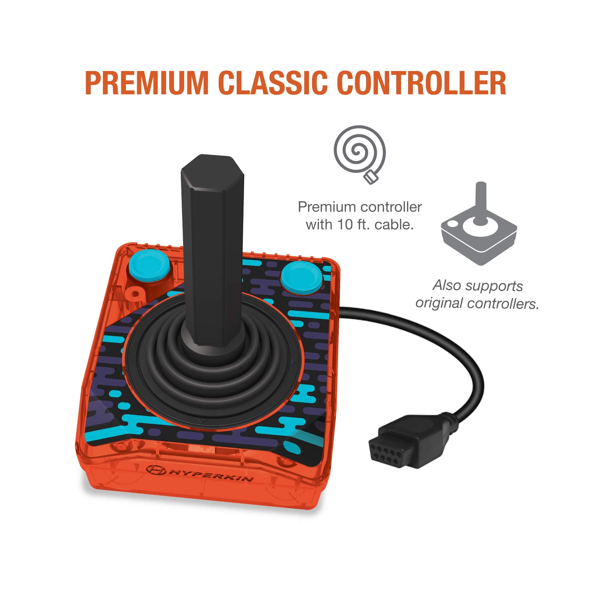 Hyperkin RetroN 77: HD Gaming Console for Atari 2600 (Retro Amber) - Not Machine Specific (Renewed)