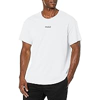 HUGO Men's Center Logo Cotton Short Sleeve T-Shirt