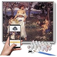 DIY Painting Kits for Adults A Song of Springtime Painting by John William Waterhouse Arts Craft for Home Wall Decor