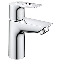 GROHE 23085001 Bauloop, Single Hole Single-Handle S-Size Bathroom Faucet 1.2 GPM - Drain not included, Chrome
