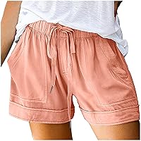 Casual Shorts for Women Comfy Beach Shorts High Waisted Summer Shorts Plus Size Running Shorts Cute Lounge Shorts