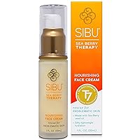 sibu Sea Buckthorn Nourishing Face Cream (1oz), Lightweight and Hydrating Face Cream – Amazing for Sensitive Skin, Breakouts, & Irritation