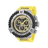 Invicta Bolt HERC Swiss Ronda Z60 Caliber Men's Watch - 53mm. Black. Yellow (35579)