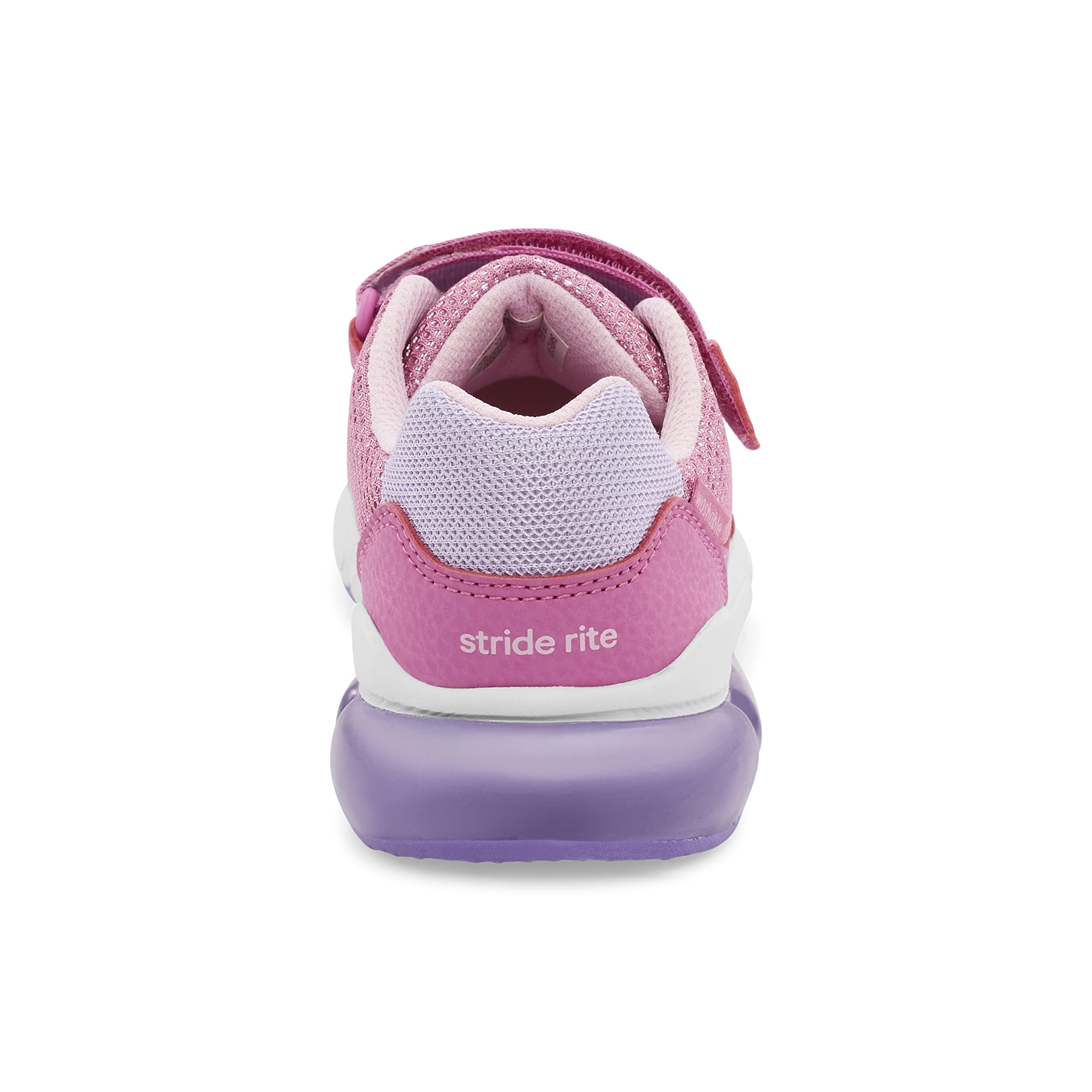 Stride Rite Girls M2P Lumi Bounce Sneaker, Pink, 13 Wide Little Kid