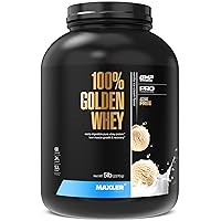 Maxler 100% Golden Whey Protein - 24g of Premium Whey Protein Powder per Serving - Pre, Post & Intra Workout - Fast-Absorbing Whey Hydrolysate, Isolate & Concentrate Blend - Vanilla Ice Cream 5 lbs
