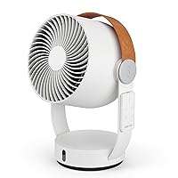Stadler Form 3D air circulator Leo, fan with horizontal and vertical swing mode, wide range of up to 26 feet, white with remote control