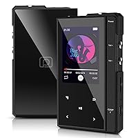32GB MP3 Player with Bluetooth 5.0, Phinistec Z6 Portable Music Player with HD Speaker, Super Battery Life Digital Audio Player with FM Radio, E-Book, Voice-Recorder Player Supports up to 256GB