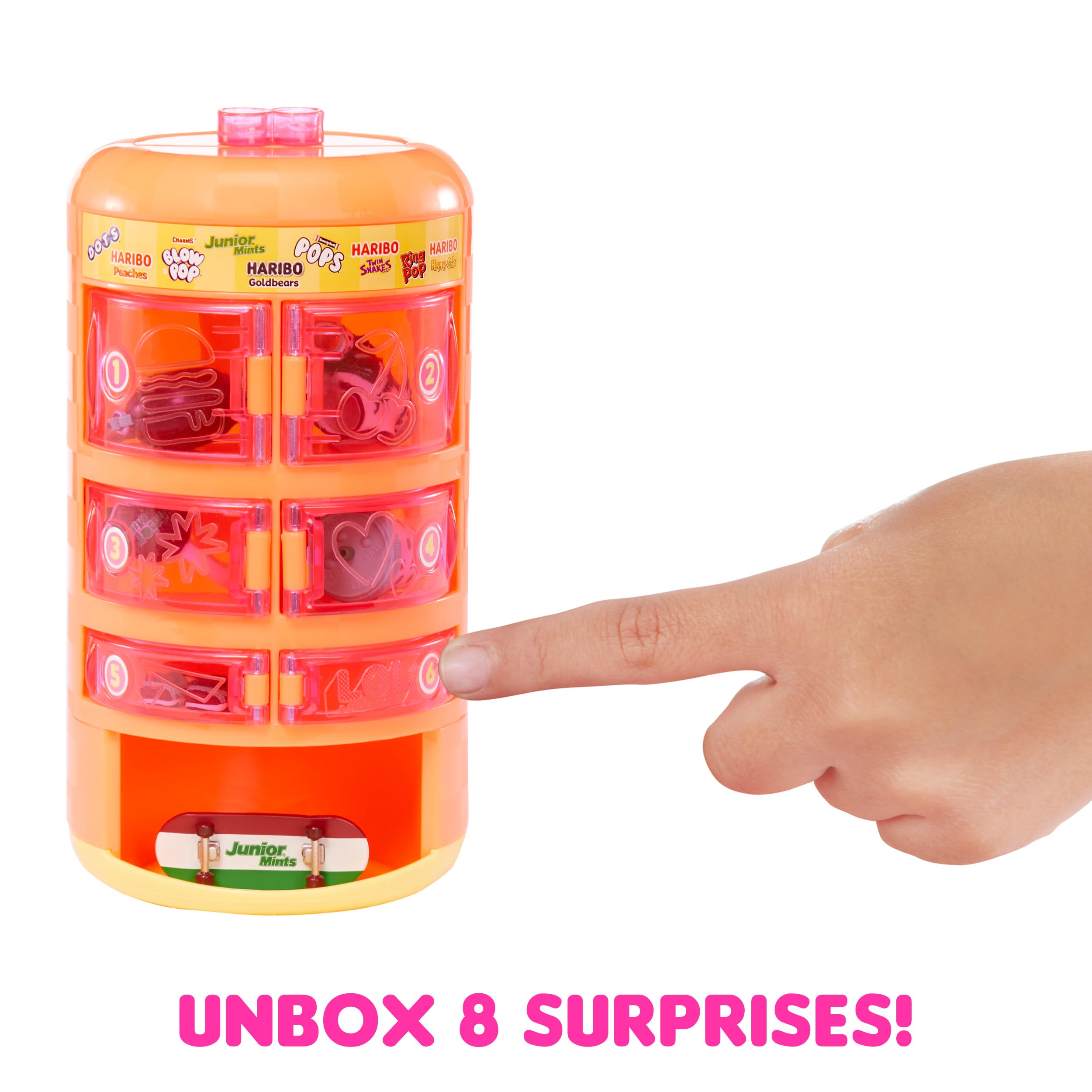LOL Surprise Loves Mini Sweets Series 3 Vending Machine with 8 Surprises, Accessories, Vending Machine Packaging, Limited Edition Doll, Candy Theme, Collectible Doll- Great Gift for Girls Age 4+