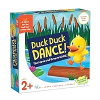 Peaceable Kingdom Games for Parents & Their 2-Year-olds: Duck Duck Dance - Toddler & Preschool Board Game of Moving Your Body & Following Directions