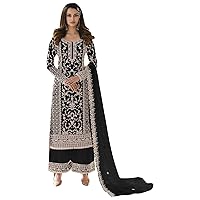 New Indian Pakistani Ethnic Wear Straight Salwar Kameez for Women's Stitched Shalwar Kameez Dress