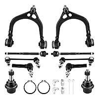 Torchbeam 10pcs Front Upper and Lower Control Arm, Front Suspension Kit For Chrysle-r 300 2005-2010, Challenger 2008-2010, Charger 2006-2010, Magnum 2005-2008 RWD, Replace for K620177 K809962 EV80702