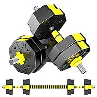 Adjustable-Dumbbells-Set, Free Weights Set with Connector,Fitness Exercises for Home Gym Suitable Men/Women