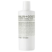 Malin + Goetz Rum Hand & Body Wash, 16 Fl. Oz. – Men & Women Natural Body Wash For All Skin Types, Foaming Hydrating Cleansing Gel, Cruelty-Free & Vegan