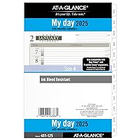 AT-A-GLANCE 2025 Planner, Daily, 5-1/2