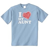 Threadrock Big Boys' I Love My Aunt Youth T-Shirt
