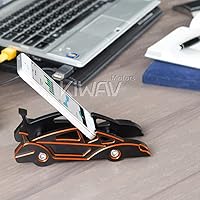 Tablet Stand for iPad 2 3 4 Air 2 Mini Samsung Galaxy Tab Note Pro Kindle/Smartphone Sports car Style Orange Aluminum