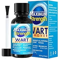 Fast Action Liquid Wart Gel Maximum Strength - Wart Liquid with Salicylic Acid - Fast-Acting Wart Liquid Freeze Off Designed for Warts, Plantar Wart, Genital Wart, Common Wart, Flat Wart, Corn, Callus