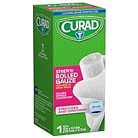 Curad Rolled Gauze, 4 Inches X 4.1 Yards