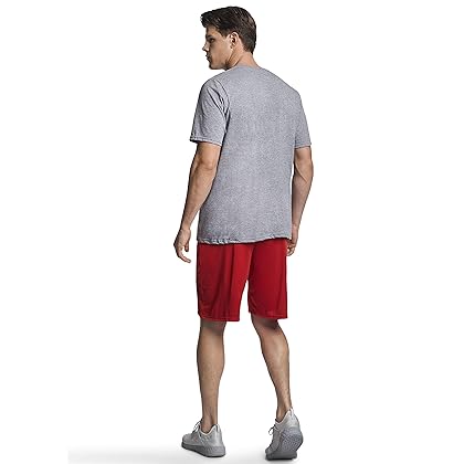 Russell Athletic Men's Dri-Power Cotton Blend Tees & Tanks, Moisture Wicking, Odor Protection, UPF 30+, Sizes S-4X