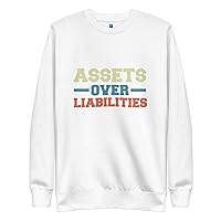 Assets Over Liabilities Color Sweatshirt Black 3XL